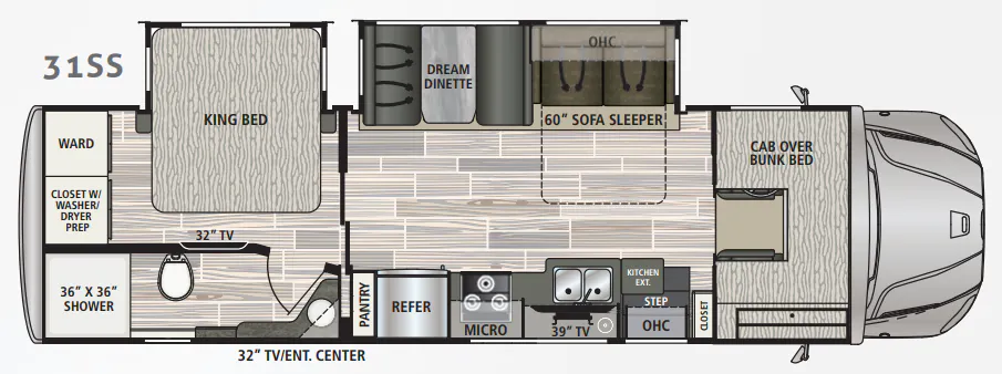Dynamax Corp Europa 31SS floor plan
