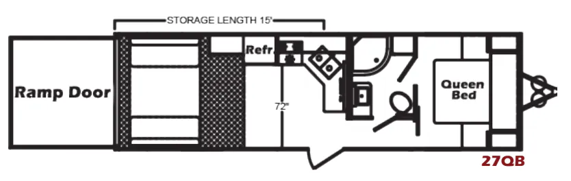 Chinook RV RPM 27QB floor plan