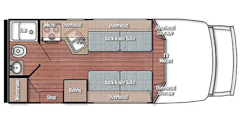 Gulf Stream BT Cruiser 5210 floor plan