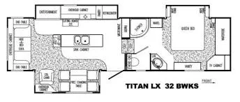 2006 SUNNYBROOK SUNNYBROOK 32BWKS - Floor plan