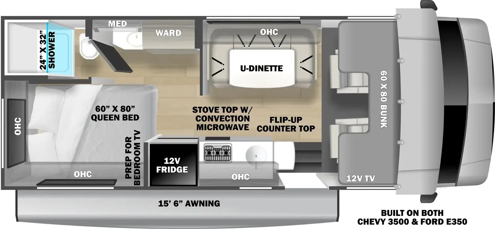 2027 Forest River Solera 22N - Floor plan