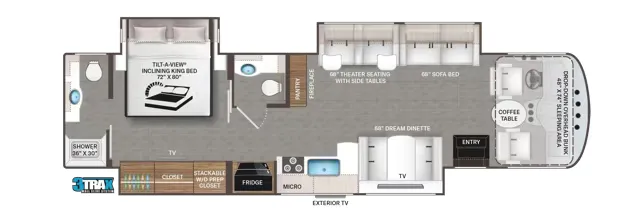 2027 Thor Motor Coach Indigo HH36 - Floor plan