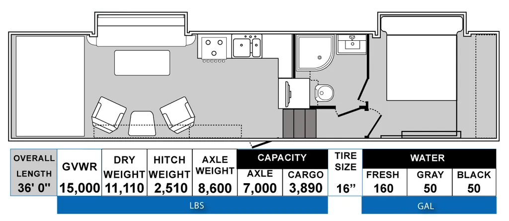2026 Genesis Supreme Vortex V3219CRSB floor plan