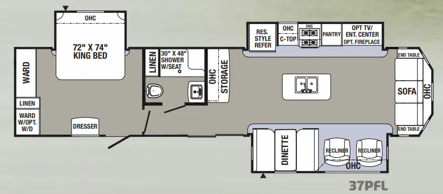 Palomino Puma 37PFL floor plan