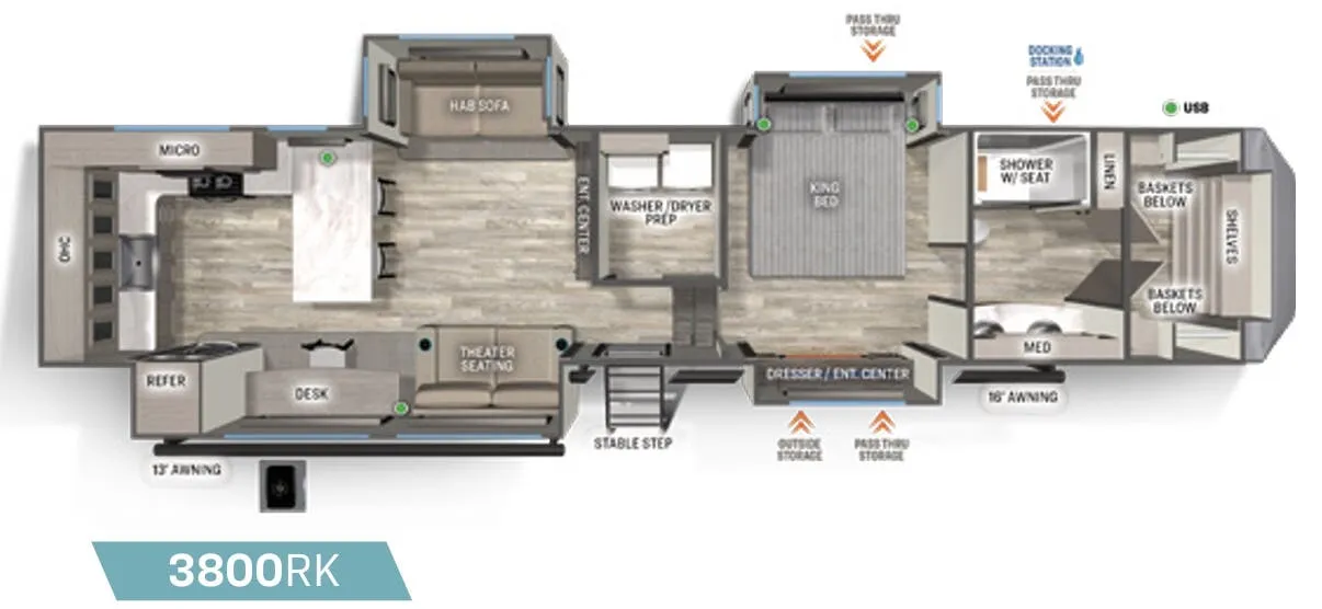 Forest River Sierra 3800RK exterior