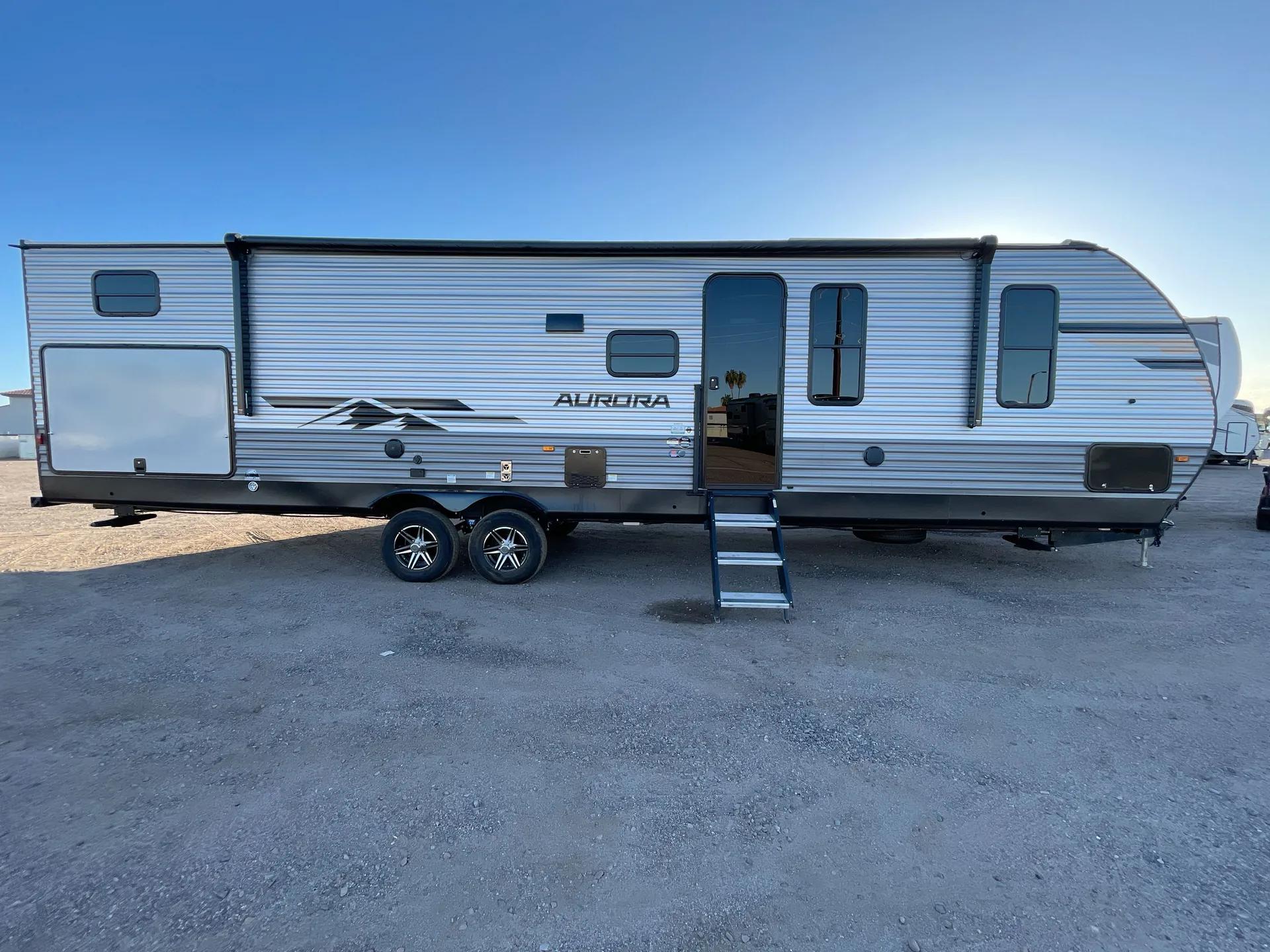 2025 Forest River Aurora 34BHTS — campside