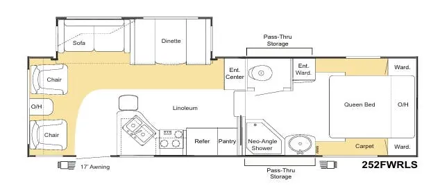 Keystone Sprinter Copper Canyon 252FWRLS exterior