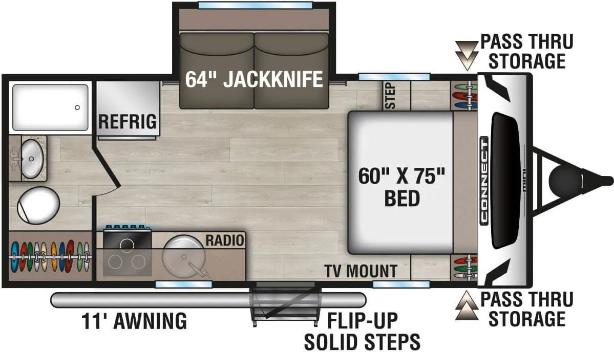 K-Z Connect Mini CM181RB floor plan