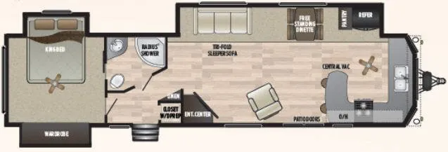 Keystone Retreat 39FKSS floor plan