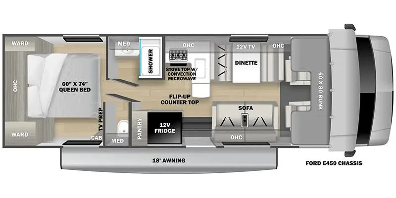 2025 Forest River Forester LE 2951LE floor plan
