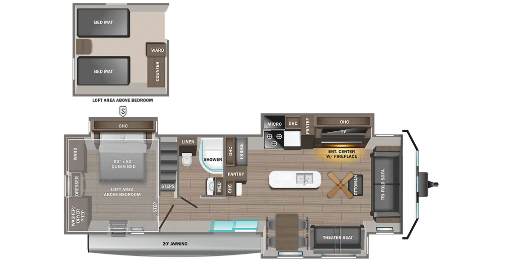2024 Jayco Jay Flight 40LOFT floor plan