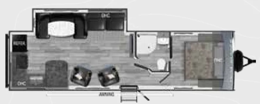 Heartland Trail Runner 27RKS floor plan