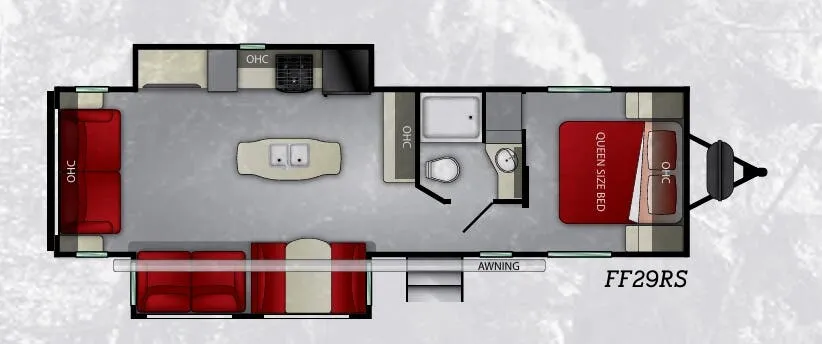 Cruiser RV Fun Finder Xtreme Lite 29RS floor plan