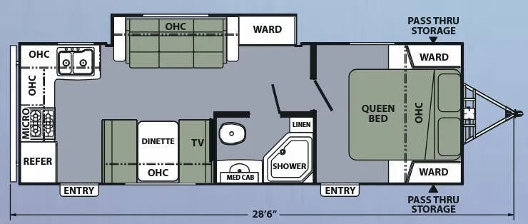 Coachmen Apex Ultra-Lite 258RKS floor plan