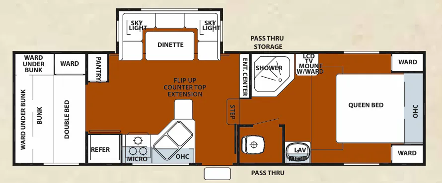 Forest River Cherokee 245B floor plan