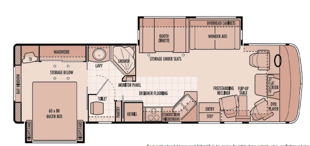 2004 National Dolphin 6320LX floor plan