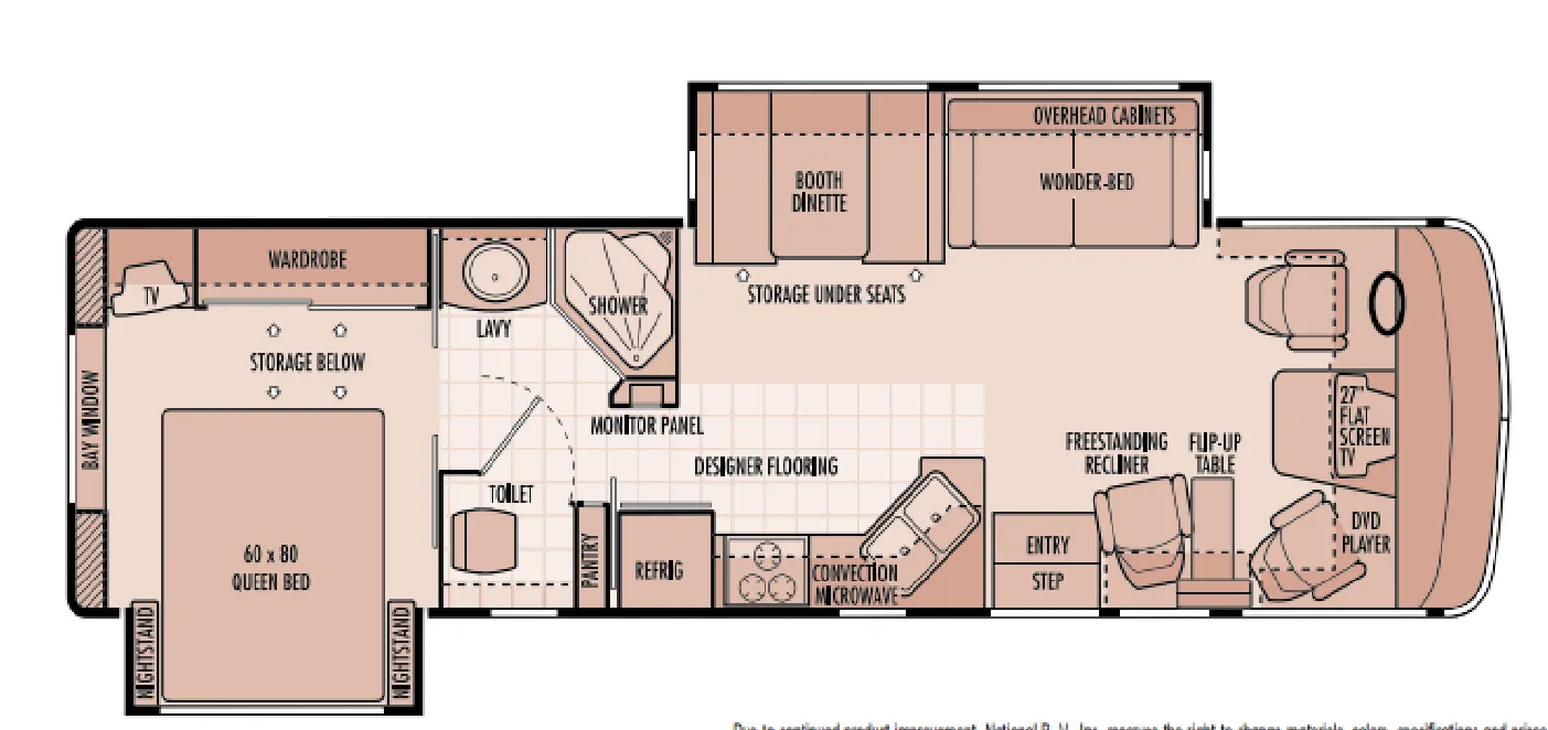 2004 National Dolphin 6320LX - Floor plan