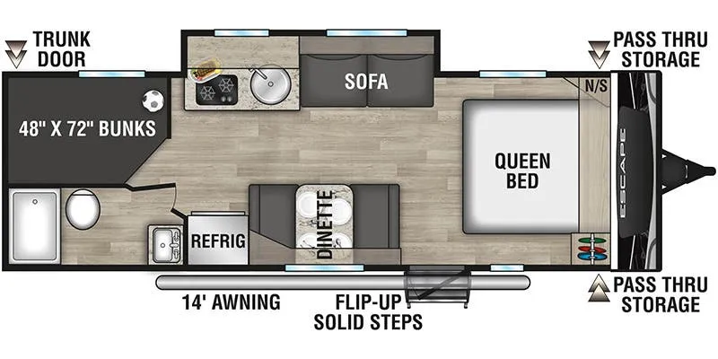 K-Z Escape E231BH floor plan