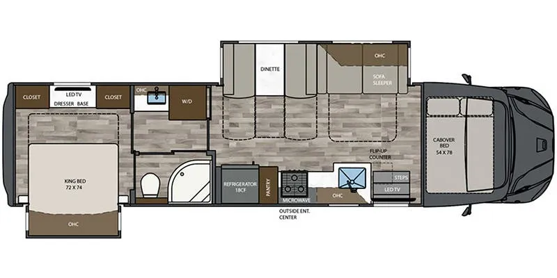 Renegade RV Valencia 36SB floor plan