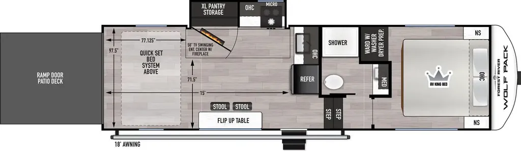 2026 Forest River Cherokee 275PACK15 floor plan