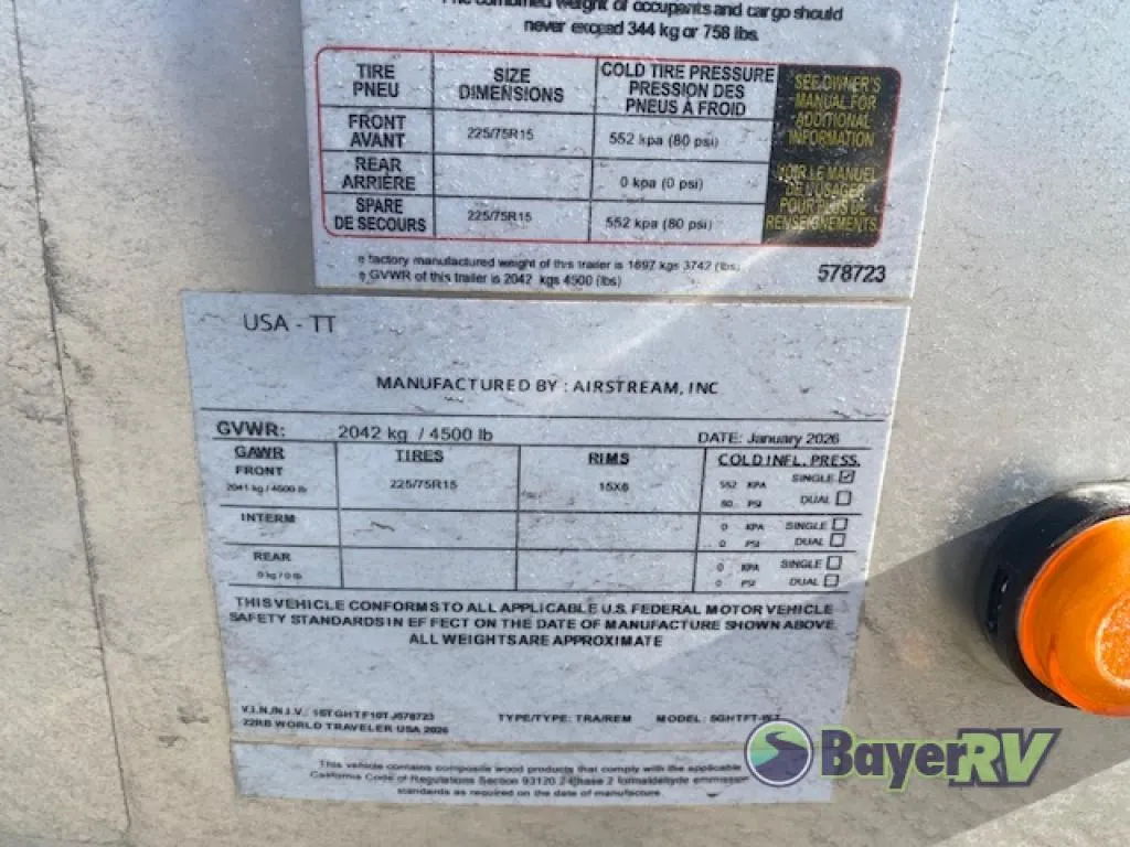2026 Airstream World Traveler 22RB - Photo 4