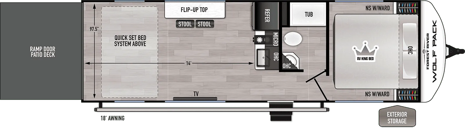 2027 Forest River Cherokee Wolf Pack 25 14 - Photo 4