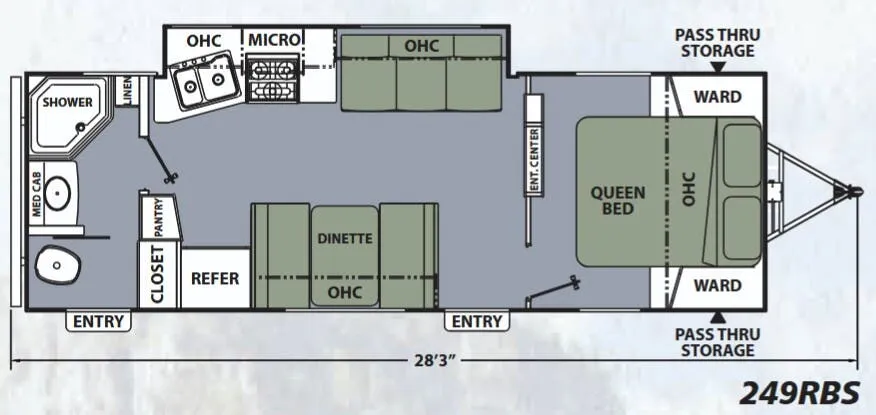 Coachmen Apex Ultra-Lite 249RBS floor plan