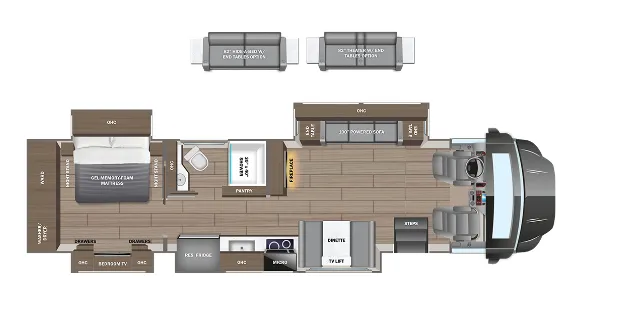 2026 Entegra Coach Centurion 39K - Floor plan
