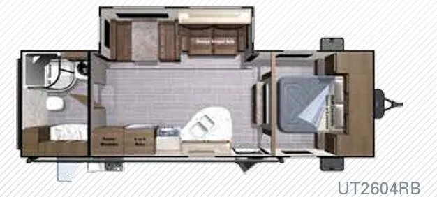 Highland Ridge Open Range Ultra Lite UT2604RB floor plan