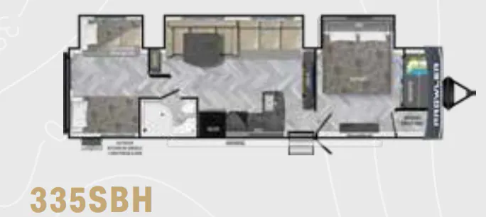 Heartland Prowler 335SBH floor plan