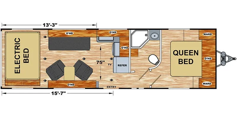 Eclipse Stellar 27FS floor plan