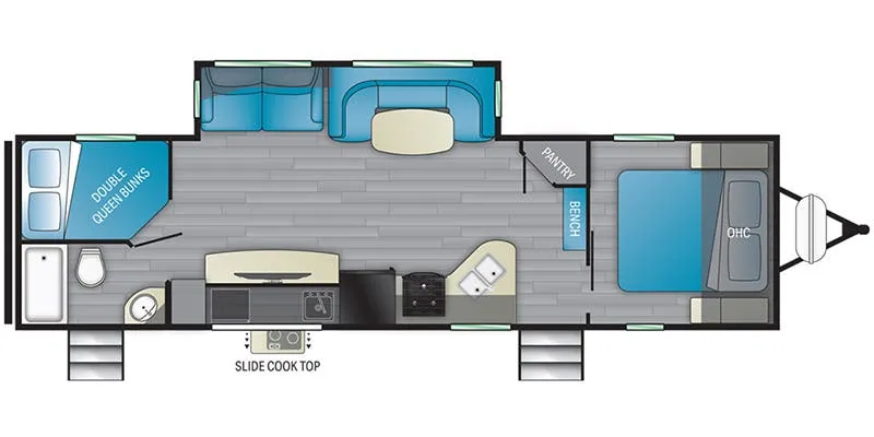 Heartland Mallard M312 floor plan