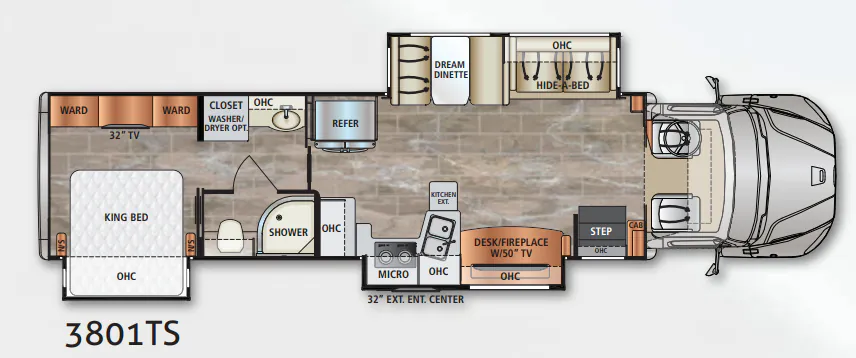 Dynamax Corp DynaQuest XL 3801TS floor plan