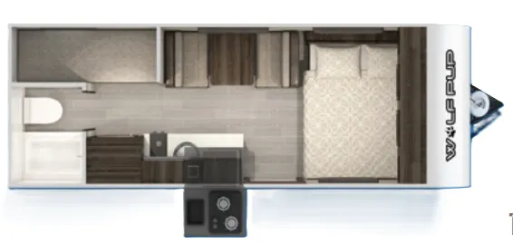 Forest River Cherokee Wolf Pup 16BHS floor plan