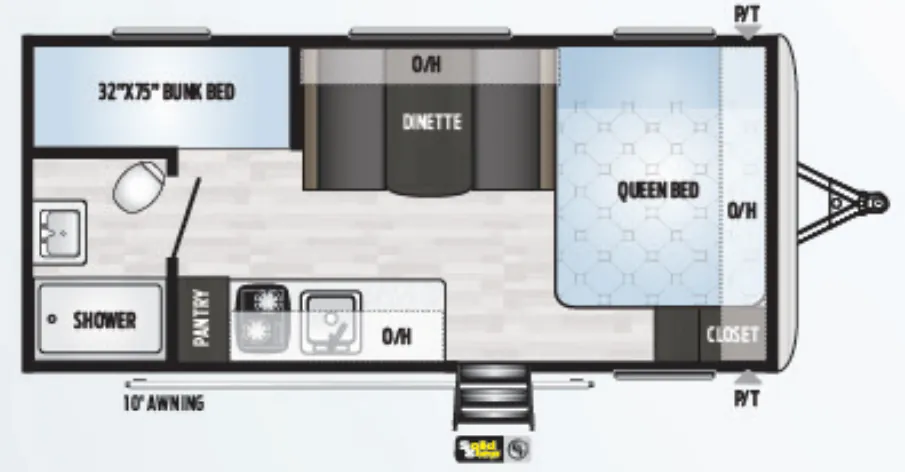 Keystone Springdale 1800BH floor plan