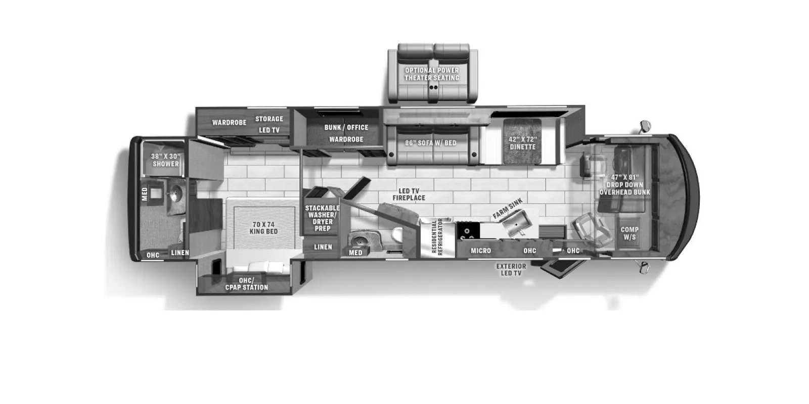 2022 Coachmen Encore 375RB dealer photo 2 from Kunes RV