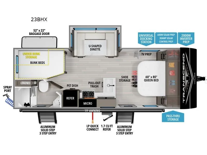 2026 Grand Design Transcend Xplor 23BHX - Photo 4