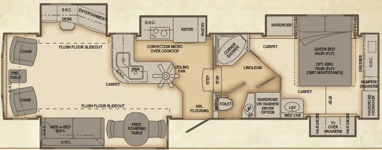 Carriage Carri-Lite 36XTRM5 floor plan