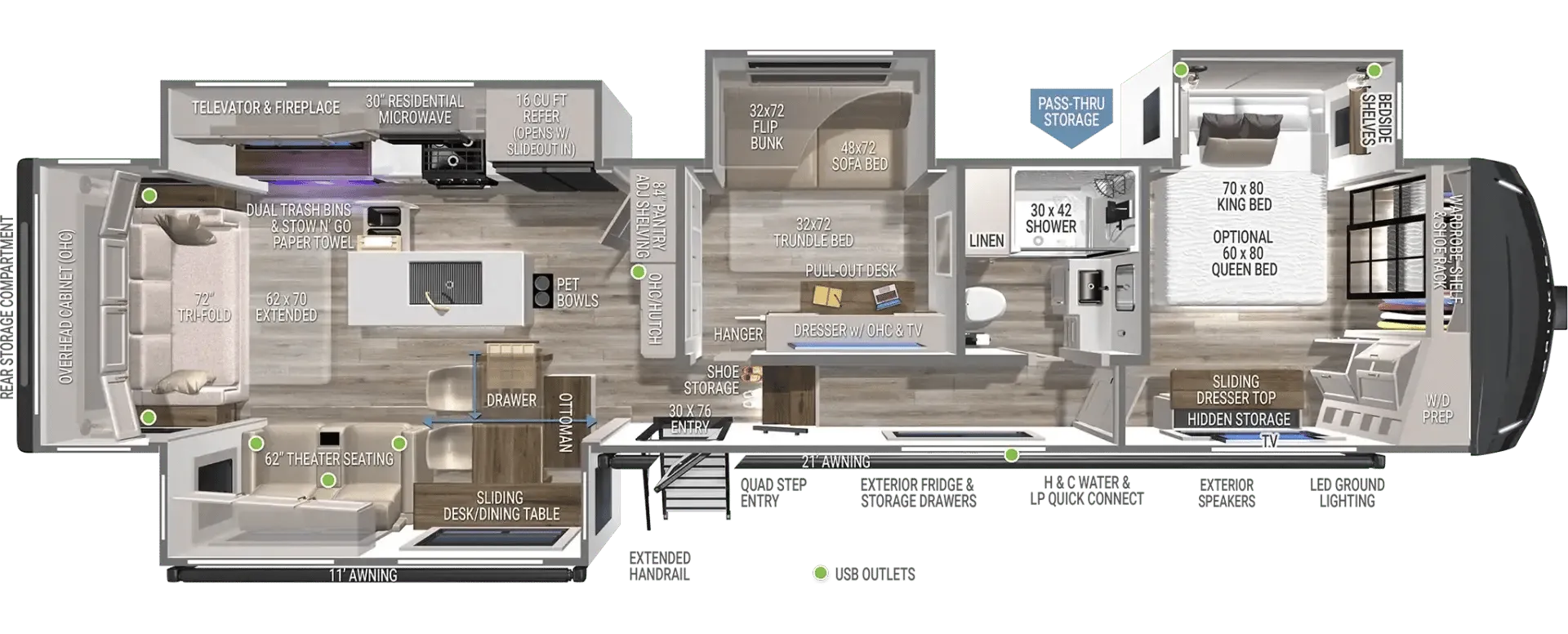 2026 Brinkley Model Z 3610 - Floor plan