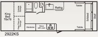 2026 TrailManor 2922 Series 2922KS - Floor plan