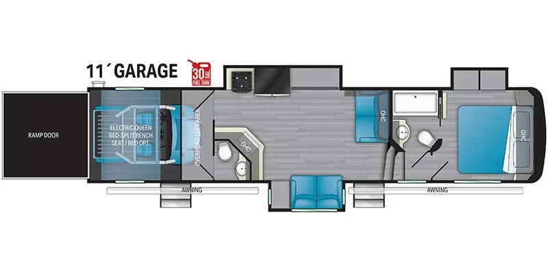 Heartland Road Warrior RW 351 floor plan