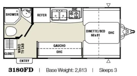 Coachmen M-Series 3180FD floor plan