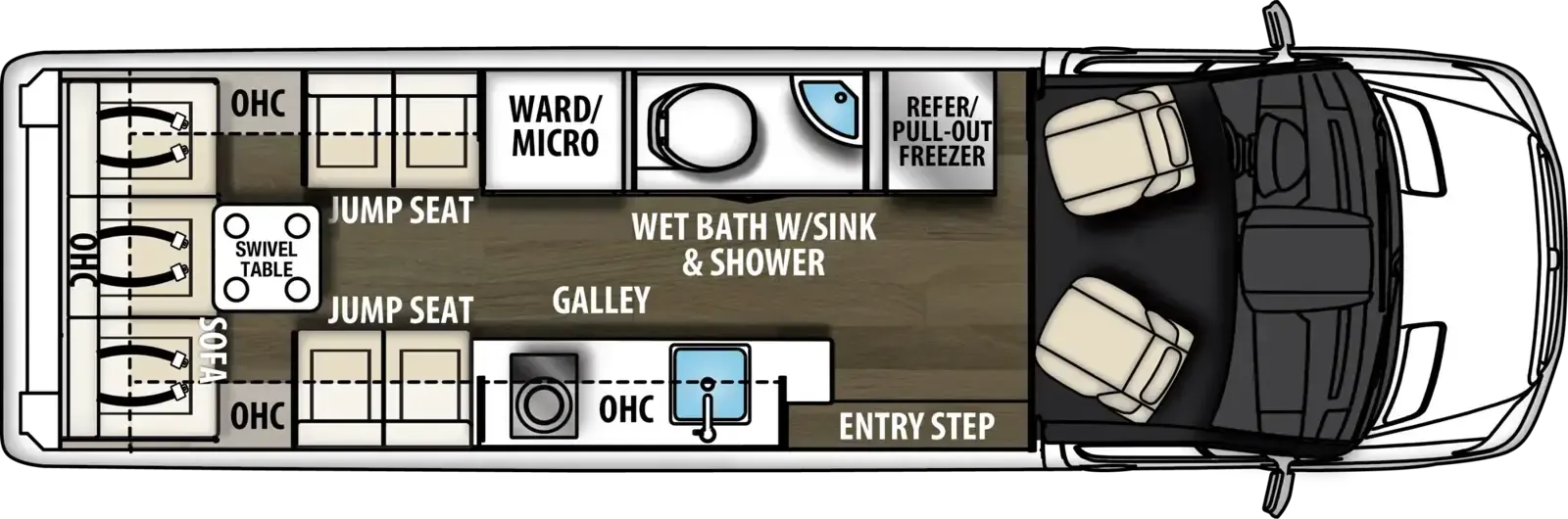 Coachmen Galleria 24FL floor plan