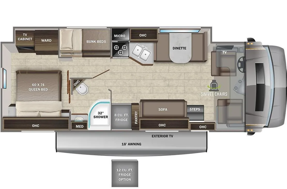 Entegra Coach Esteem 31F floor plan