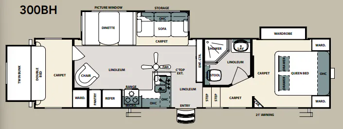 Forest River Sandpiper 300BH exterior