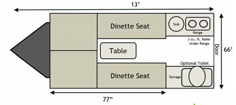 Aliner Ascape A-PLUS floor plan