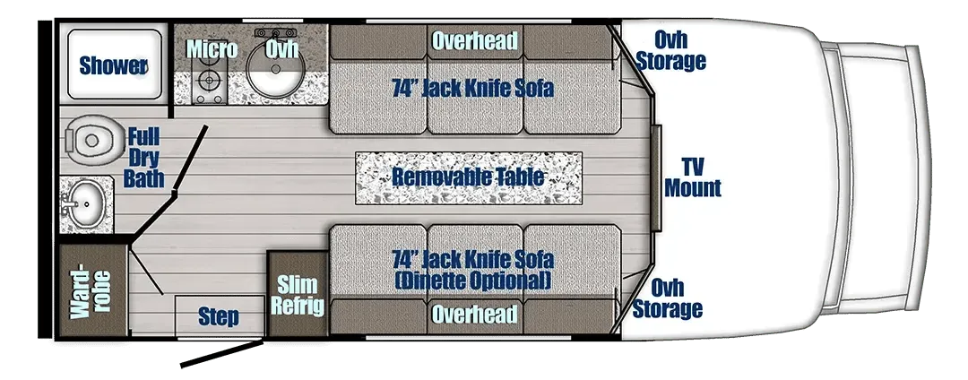 Gulf Stream Yellowstone Cruiser Y5210 floor plan