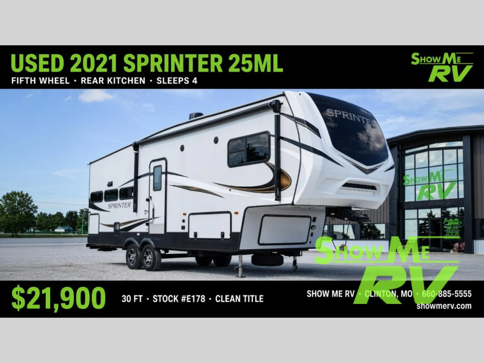 2021 Keystone Sprinter 25ML