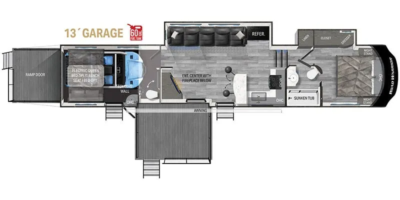 Heartland Road Warrior RW 4275 floor plan