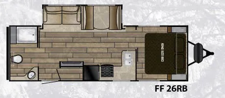 Cruiser RV Fun Finder 26 RB floor plan